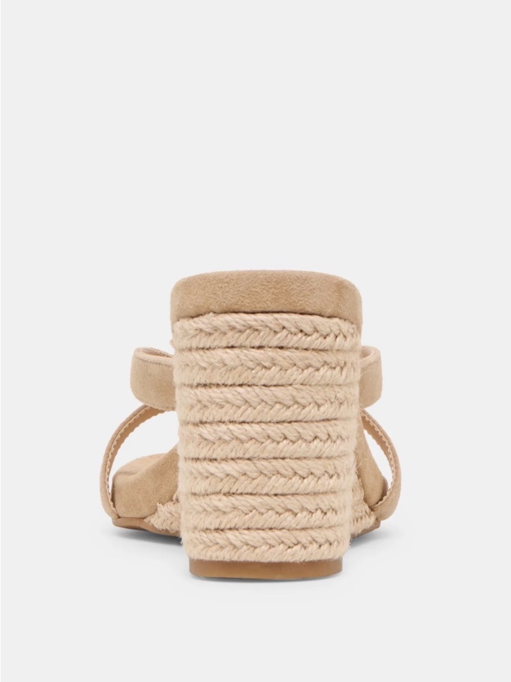 Dolce Vita Helan Espadrille Wedges in Camel Suede; Size 8 - Picture 7 of 16